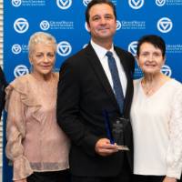 Dr. Ceglarek with parents